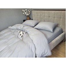 Комплект постільної білизни Сірий S147, Turkish flannel