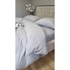 Комплект постільної білизни Сірий S147, Turkish flannel