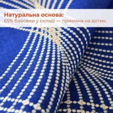 Скатертина з водовідштовхувальним просоченням, 140 x 170 см, бавовна, мереживо денім, ТМ IDEIA