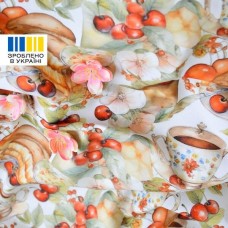 Скатертина із захистом від плям IDEIA, 140 x 170 см, бавовна, Teflon ефект, лайм