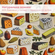 Скатертина із захистом від плям IDEIA, 140 x 170 см, бавовна, Teflon ефект, сир із фруктами Скатертина із захистом від плям IDEIA, 140 x 170 см, бавовна, Teflon ефект, сир із фруктами