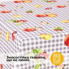 Скатертина водовідштовхувальна IDEIA 140 x 170 см бавовна яблука