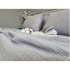 Покривало муслінове SMOKE GREY, MUSLIN