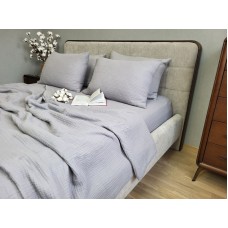 Покривало муслінове SMOKE GREY, MUSLIN