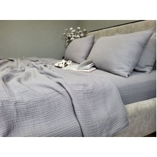 Покривало муслінове SMOKE GREY, MUSLIN