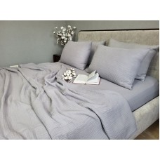 Комплект з мусліну Smoke Grey, 4 шари 100% бавовни, ТМ Комфорт-текстиль
