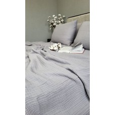Комплект з мусліну Smoke Grey, 4 шари 100% бавовни, ТМ Комфорт-текстиль
