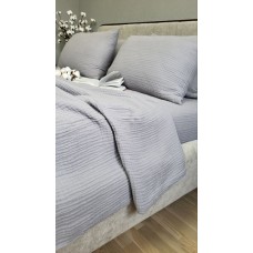Комплект з мусліну Smoke Grey, 4 шари 100% бавовни, ТМ Комфорт-текстиль