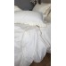 Комплект постільної білизни SOLO № S101, cotton з рюшею