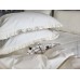 Комплект постільної білизни SOLO № S101, cotton з рюшею