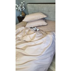 Комплект постільної білизни SOLO № S116, cotton з рюшею