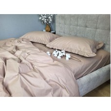Комплект постільної білизни SOLO № S122, cotton з рюшею