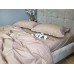 Комплект постільної білизни SOLO № S122, cotton з рюшею