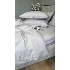 Комплект постільної білизни SOLO № S146, cotton з рюшею