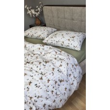 Комплект постільної білизни Соната/фісташка, Turkish flannel Комплект постільної білизни Соната/фісташка, Turkish flannel