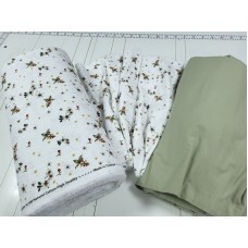 Комплект постільної білизни Соната/фісташка, Turkish flannel Комплект постільної білизни Соната/фісташка, Turkish flannel