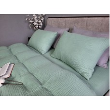 Комплект для сну Spring Greens, чотиришаровий муслін, натуральна бавовна, ТМ Комфорт-текстиль