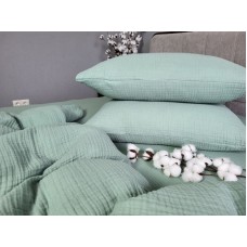 Комплект для сну Spring Greens, чотиришаровий муслін, натуральна бавовна, ТМ Комфорт-текстиль