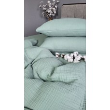 Комплект для сну Spring Greens, чотиришаровий муслін, натуральна бавовна, ТМ Комфорт-текстиль