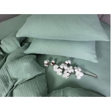 Комплект для сну Spring Greens, чотиришаровий муслін, натуральна бавовна, ТМ Комфорт-текстиль