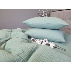 Комплект для сну Spring Greens, чотиришаровий муслін, натуральна бавовна, ТМ Комфорт-текстиль