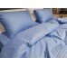 Комплект постільної білизни Cornflower Blue, Страйп сатин LUX, смужка 1 см, ТМ Комфорт-текстиль
