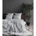 Комплект постільної білизни Stripe LUX GRAY PEARL 1/1см