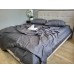 Комплект постільної білизни Stripe LUX GRAY SHADOW 1/1см