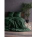 Комплект постільної білизни Stripe LUX GREEN 1/1см