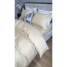 Комплект постільної білизни Stripe PREMIUM, BEIGE 1/1см, ТМ Комфорт-текстиль