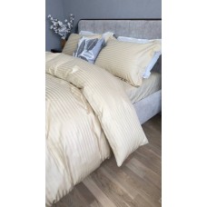 Комплект постільної білизни Stripe PREMIUM, BEIGE 1/1см, ТМ Комфорт-текстиль