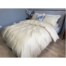 Комплект постільної білизни Stripe PREMIUM, BEIGE 1/1см, ТМ Комфорт-текстиль