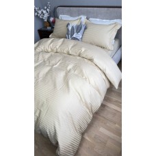 Комплект постільної білизни Stripe PREMIUM, BEIGE 1/1см, ТМ Комфорт-текстиль