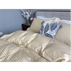Комплект постільної білизни Stripe PREMIUM, BEIGE 1/1см, ТМ Комфорт-текстиль
