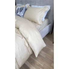 Комплект постільної білизни Stripe PREMIUM, BEIGE 1/1см, ТМ Комфорт-текстиль