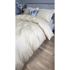 Комплект постільної білизни Stripe PREMIUM, BEIGE 1/1см, ТМ Комфорт-текстиль