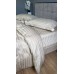 Комплект постільної білизни Stripe PREMIUM, BEIGE 2/2см
