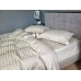 Комплект постільної білизни Stripe PREMIUM, BEIGE 2/2см