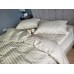 Комплект постільної білизни Stripe PREMIUM, BEIGE 2/2см