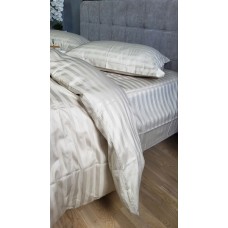 Комплект постільної білизни Stripe PREMIUM, BEIGE 2/2см