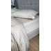 Комплект постільної білизни Stripe PREMIUM, BEIGE 2/2см