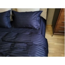 Комплект постільної білизни Stripe PREMIUM, BLUE BERRY 2/2см
