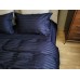 Комплект постільної білизни Stripe PREMIUM, BLUE BERRY 2/2см