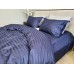 Комплект постільної білизни Stripe PREMIUM, BLUE BERRY 2/2см