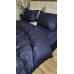 Комплект постільної білизни Stripe PREMIUM, BLUE BERRY 2/2см