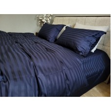 Комплект постільної білизни Stripe PREMIUM, BLUE BERRY 2/2см
