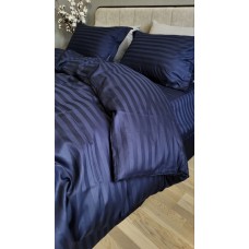 Комплект постільної білизни Stripe PREMIUM, BLUE BERRY 2/2см