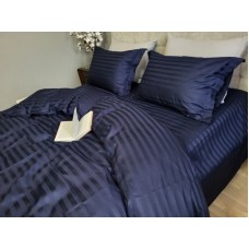 Комплект постільної білизни Stripe PREMIUM, BLUE BERRY 2/2см