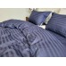 Комплект постільної білизни Stripe PREMIUM, BLUE BERRY 2/2см
