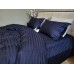 Комплект постільної білизни Stripe PREMIUM, BLUE BERRY 2/2см